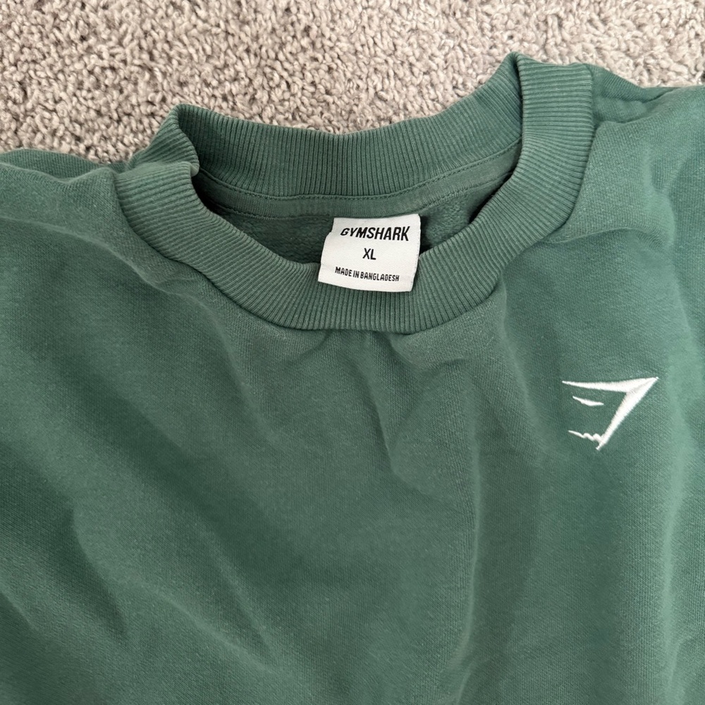 Gymshark Forest Green Logo Sweatshirt